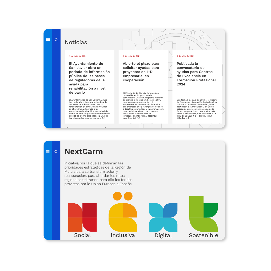 Web Next CARM - Identidad Visual