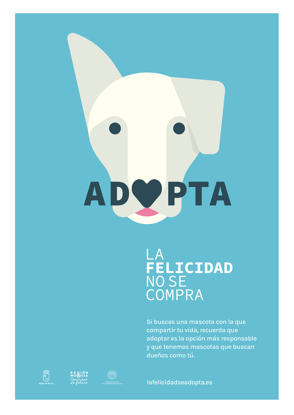 Cartel Adopta Adopta Campaña Web 