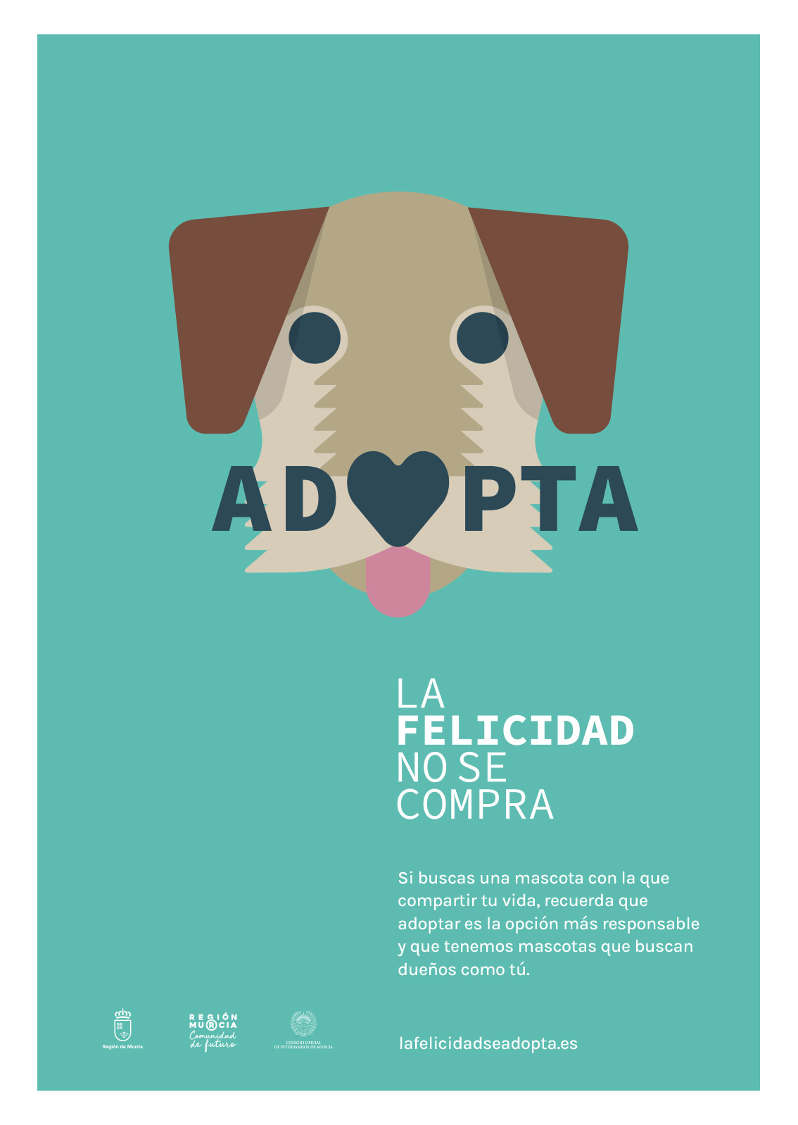 Cartel adopta Adopta Campaña Web 