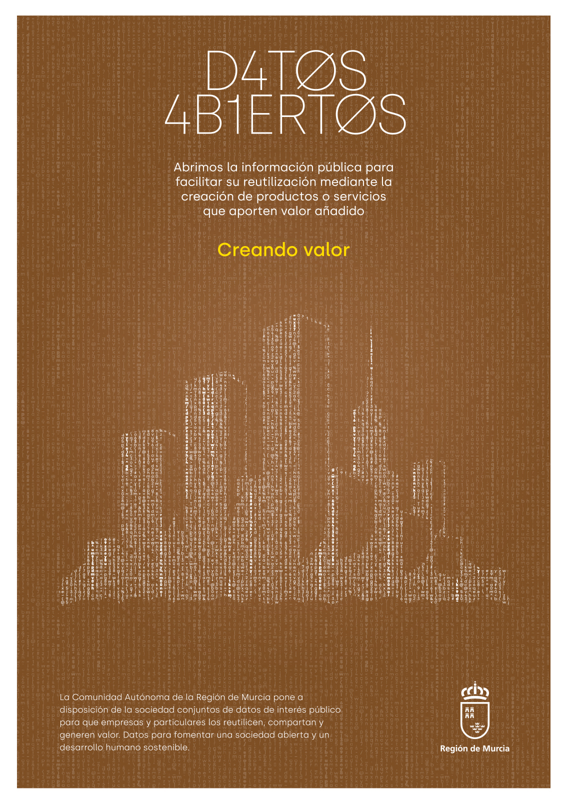 Cartel Urbanismo Datos abiertos Campañas Diseño