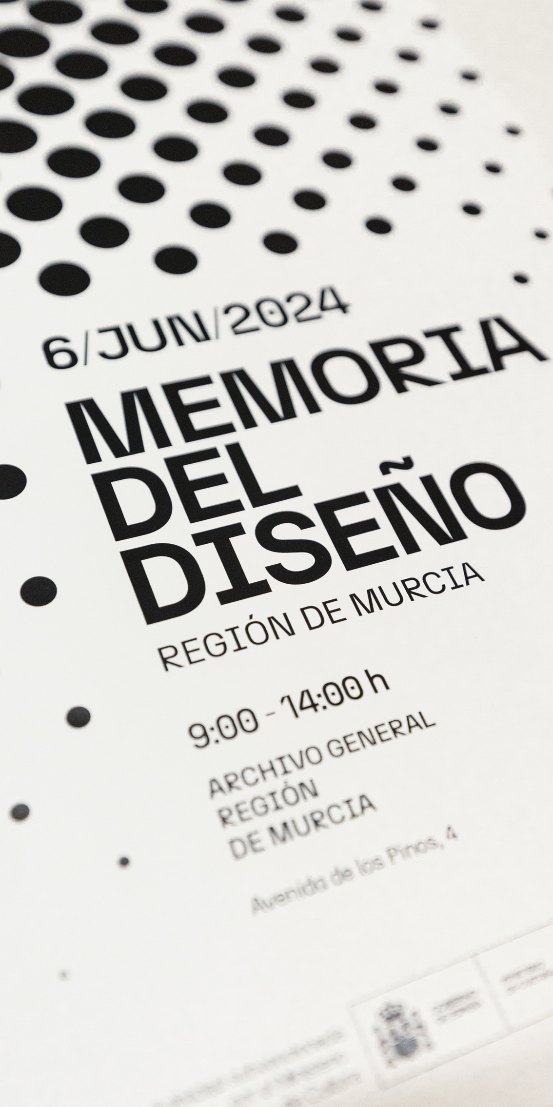 Memoria del diseño. Cartel.