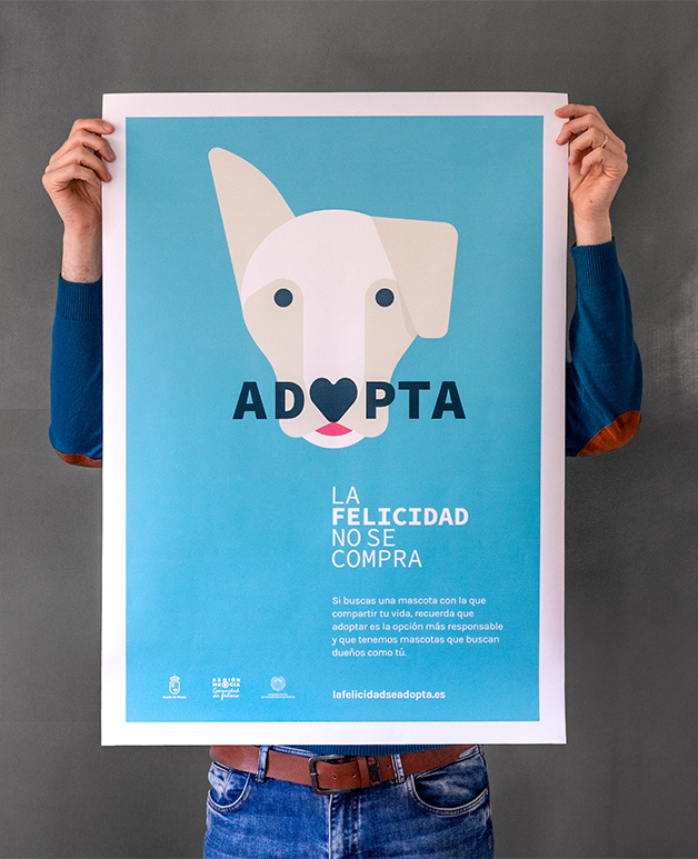 Cartel Adopta 2 Adopta Campaña Web 