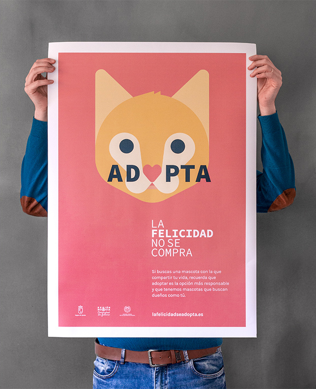 Cartel Adopta 3 Adopta Campaña Web 