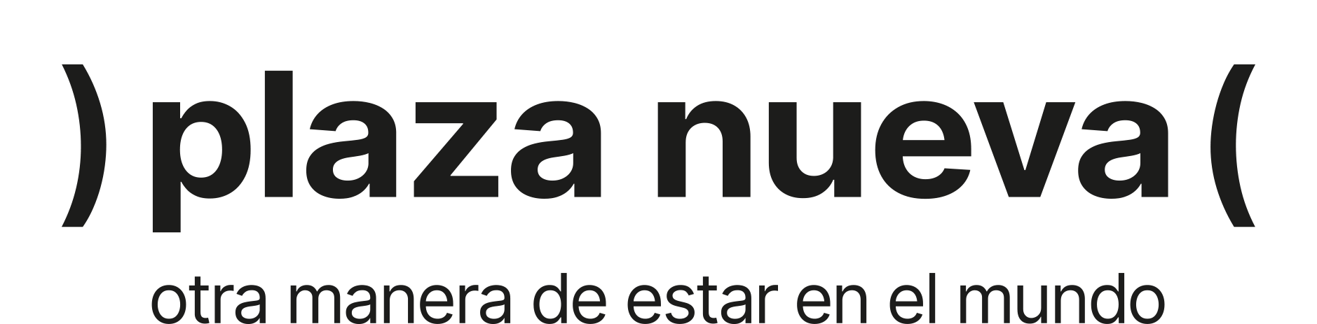 Plaza Nueva Identidad visual